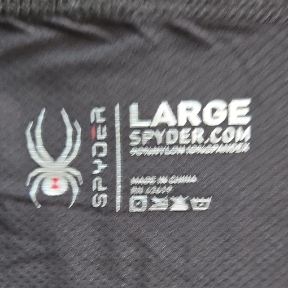 Spyder Black Boxer Briefs with Performance Fit